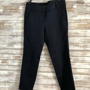 Detailed navy trousers